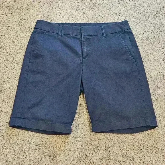 J.Crew Navy Blue Chino Style Short, Size 4 - Picture 1 of 5